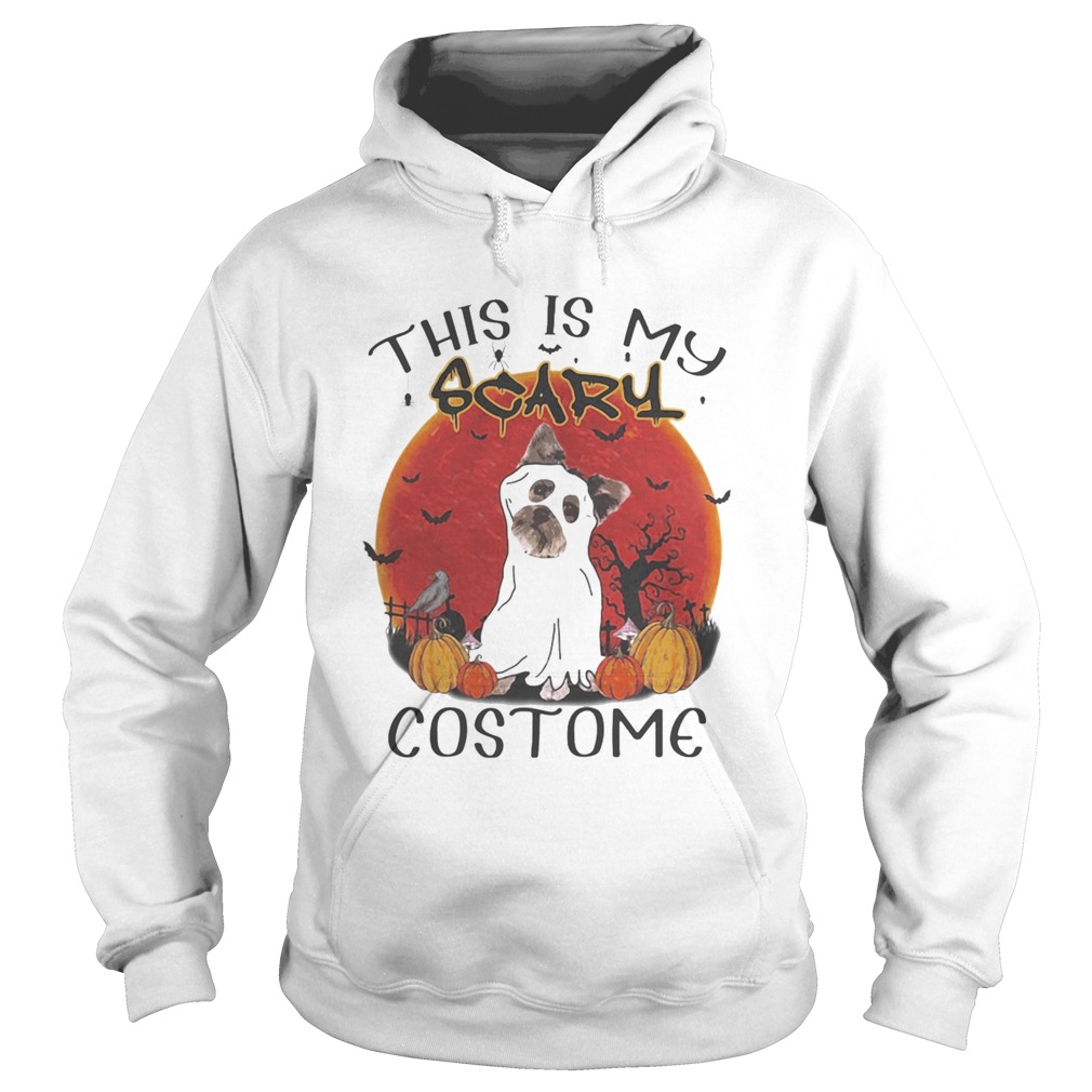 Halloween Yorkie This is my scary costome Hoodie