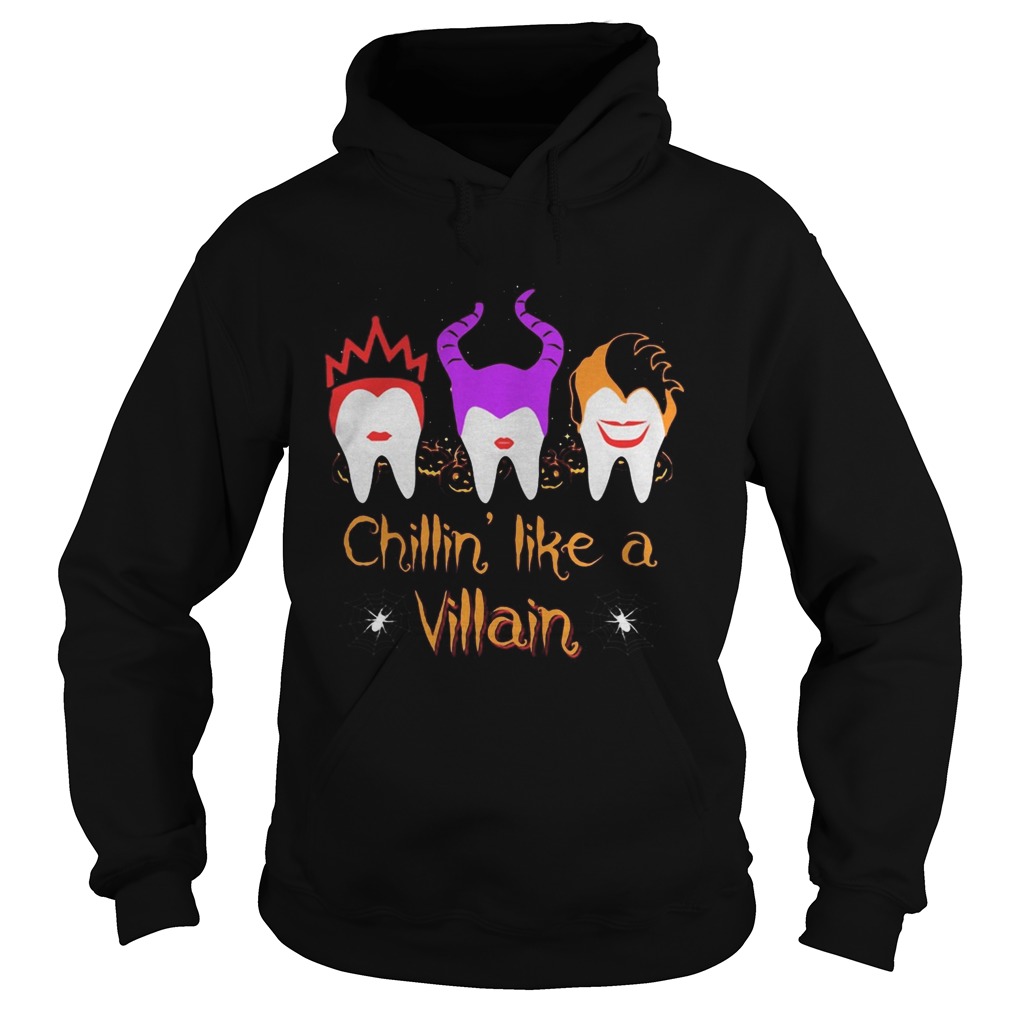Halloween hocus pocus dental chillin like a villain Hoodie