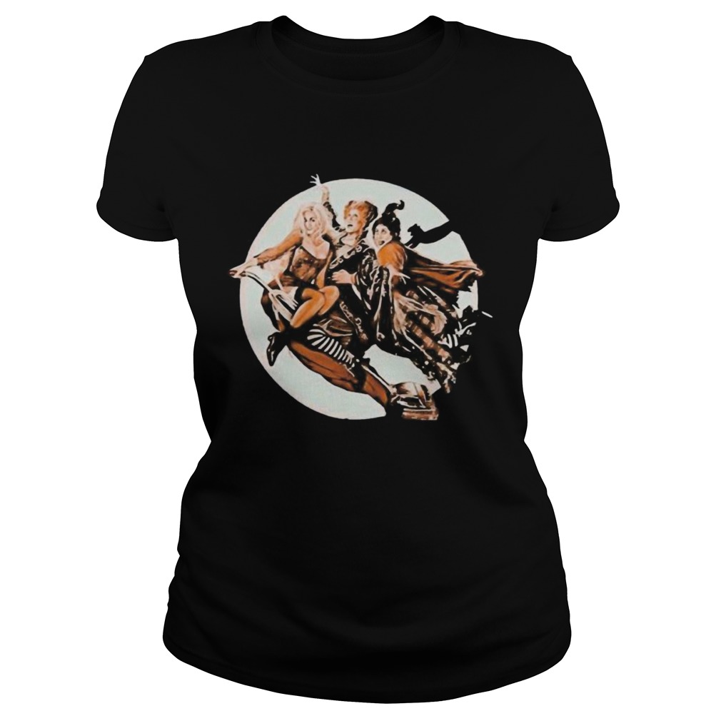 Halloween hocus pocus witch moon Classic Ladies