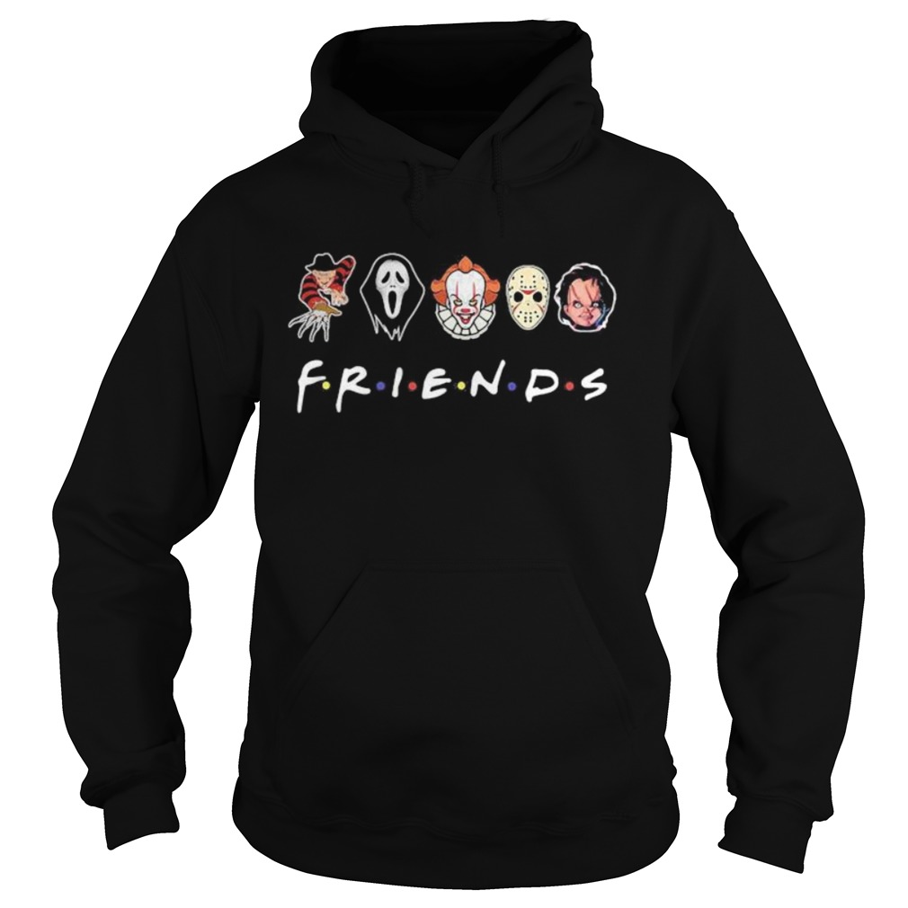 Halloween horror characters friends Hoodie