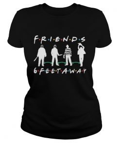 Halloween horror characters mask friends 6 feet away  Classic Ladies