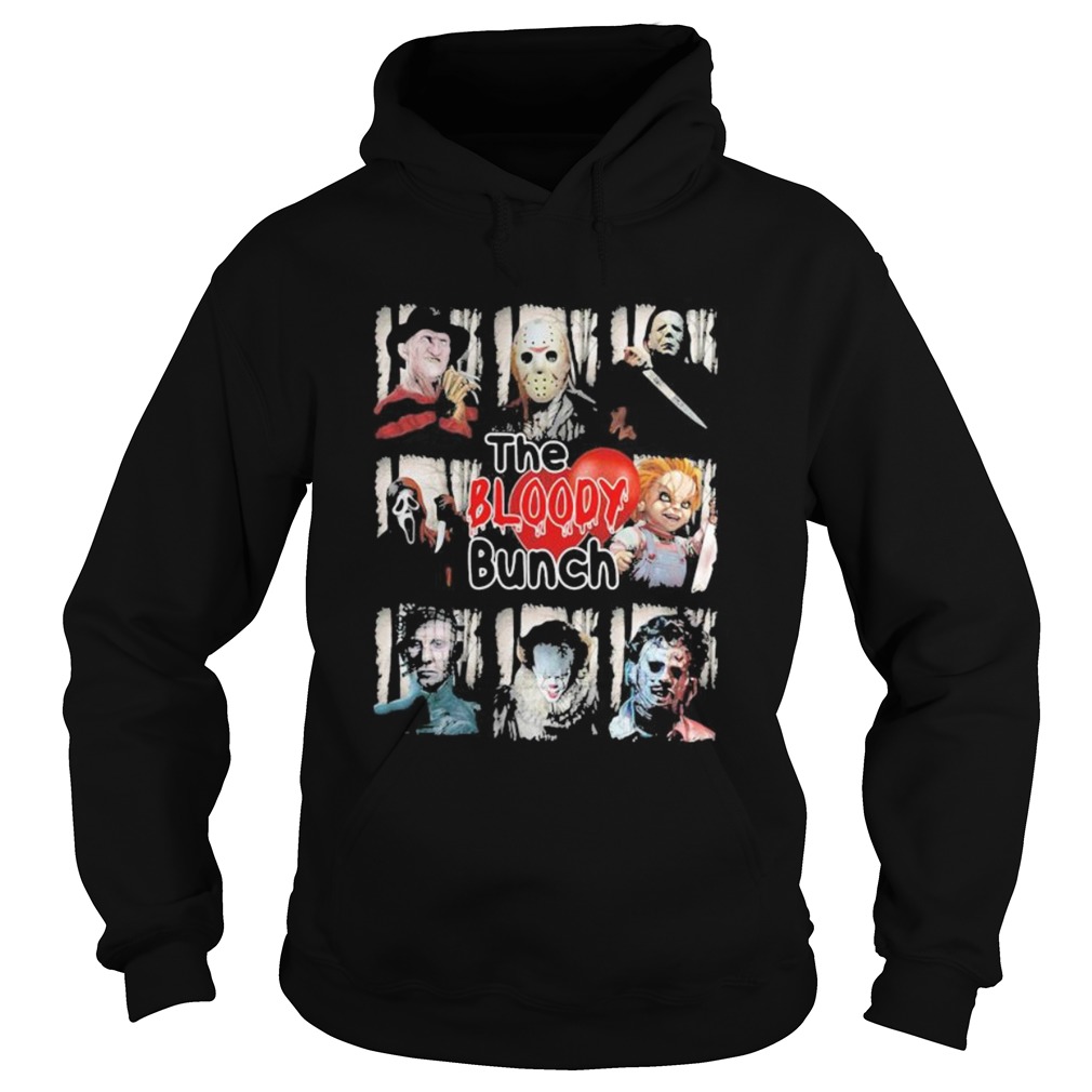 Halloween horror characters the bloody bunch Hoodie