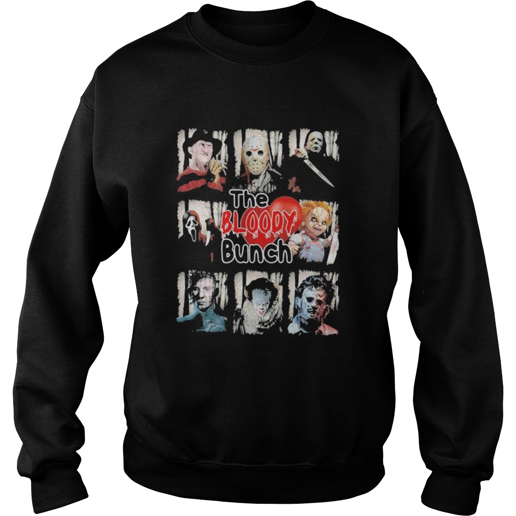 Halloween horror characters the bloody bunch Sweatshirt