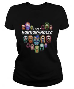 Halloween i am a horror aholic heart  Classic Ladies