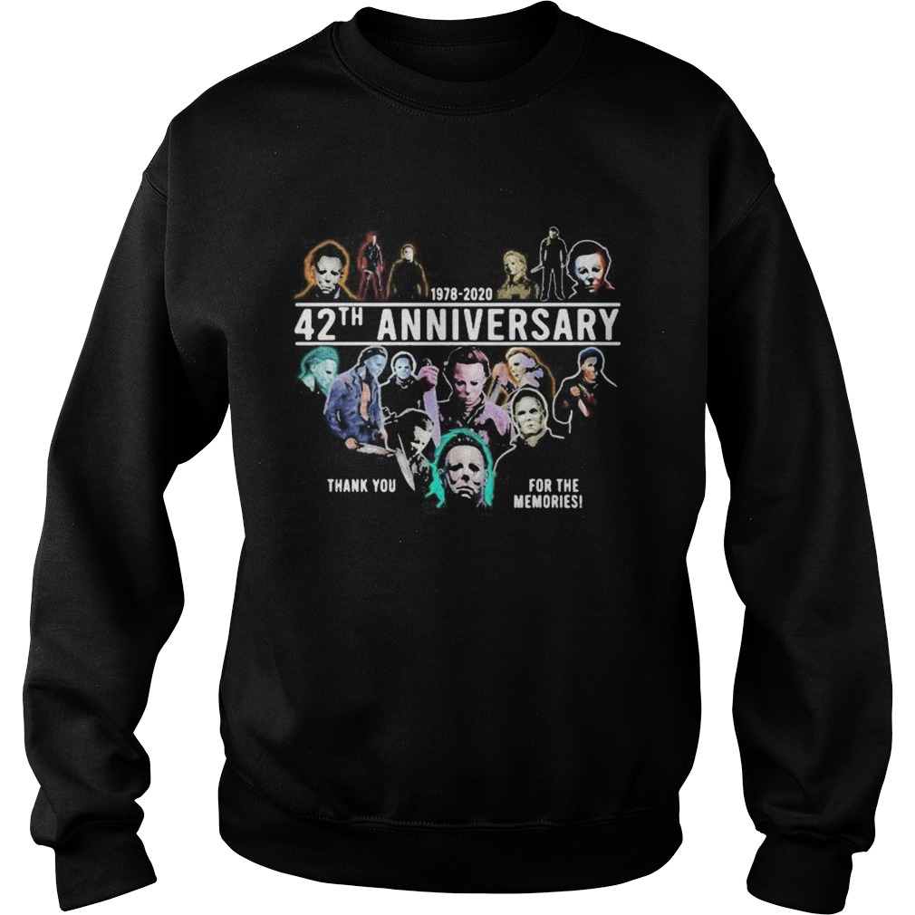 Halloween michael myers 1978 2020 42th anniversary thank you for the memories Sweatshirt
