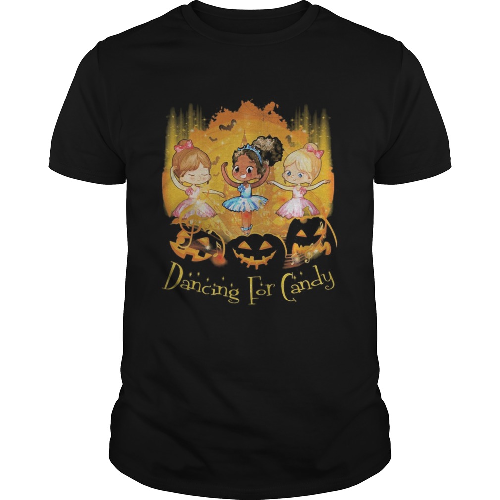 Halloween princess dancing for candy pumpkins shirt