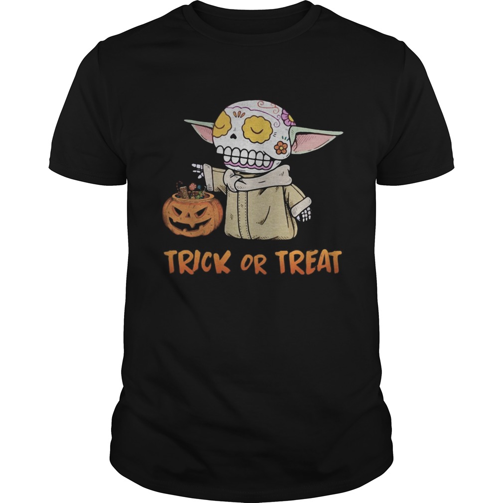 Halloween sugar skill trick or treat pumpkins shirt