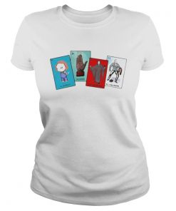 Halloween the characters horror card  Classic Ladies