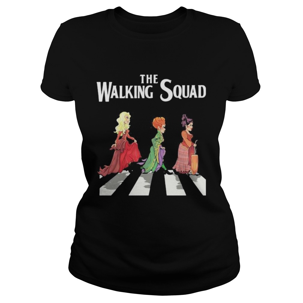 Halloween the walking squad hocus pocus crossing the line Classic Ladies