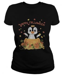 Happy Falloween Penguins  Classic Ladies