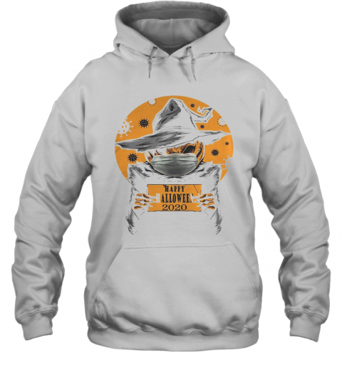 Happy Halloween Jack Skellington Witch 2020 Covid 19 T-Shirt Unisex Hoodie