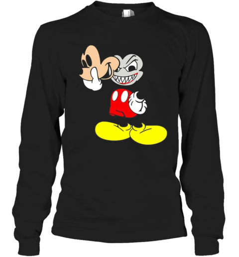 Happy Halloween Mickey Mouse T-Shirt Long Sleeved T-shirt