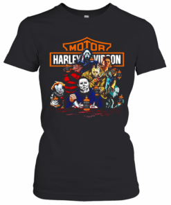 Harley Davidson Horror Film Characters Jack Daniels T-Shirt Classic Women's T-shirt