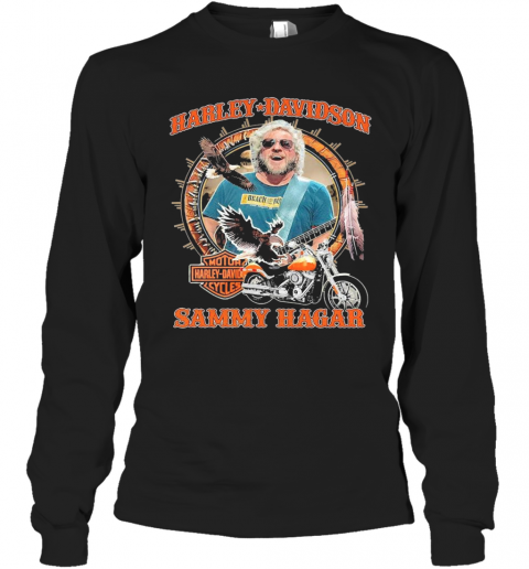 Harley Davidson Sammy Hagar T-Shirt Long Sleeved T-shirt 