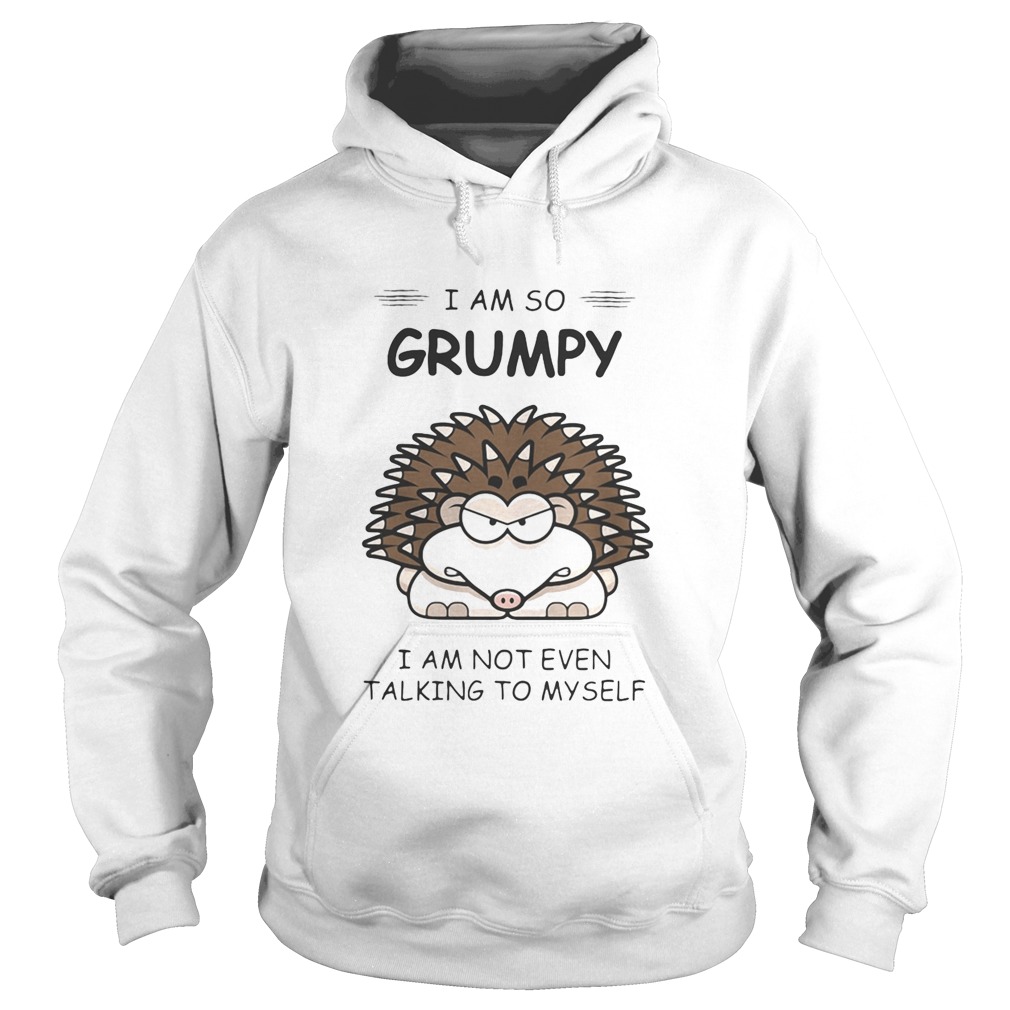 Hedgehog i am so grumpy i am not even talking to myself 2020 Hoodie
