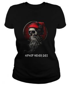 Hiphop Never Dies Skull Sunset  Classic Ladies
