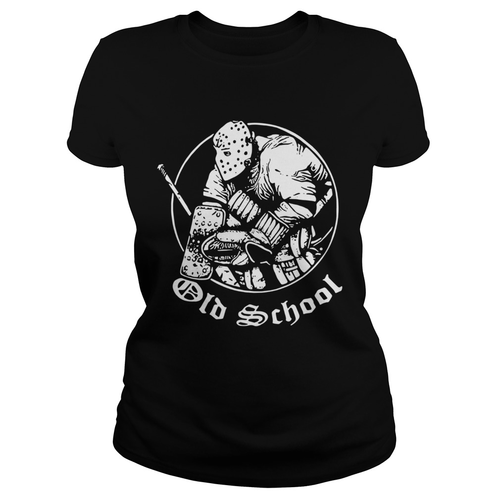 Hockey Goalie Old School Classic Ladies