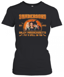 Hocus Pocus Sandersons Est 1993 Salem Massachusetts I Put A Spell On You T-Shirt Classic Women's T-shirt