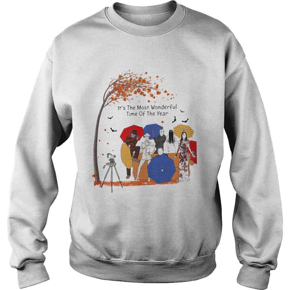 Horror Movie Character Its The Most Wonderful Time Of Year Sweatshirt