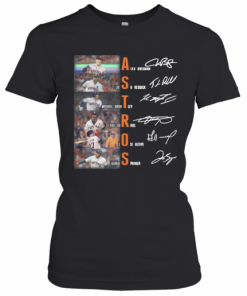 Houston Astros Baseball Players Signatures T-Shirt Classic Women's T-shirt