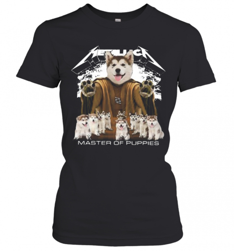 Husky Metallica Master Of Puppies T-Shirt Classic Women's T-shirt