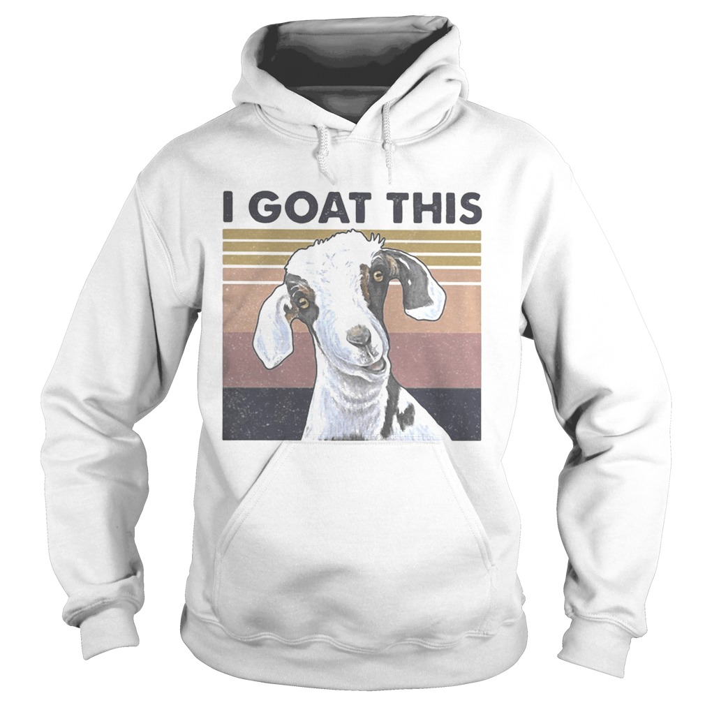 I GOAT THIS VINTAGE RETRO Hoodie