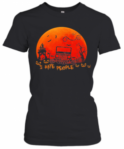 I Hate People Jeep Moon Halloween T-Shirt Classic Women's T-shirt