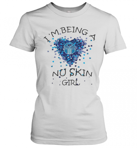 I'M Being A Nu Skin Girl Hearts T-Shirt Classic Women's T-shirt