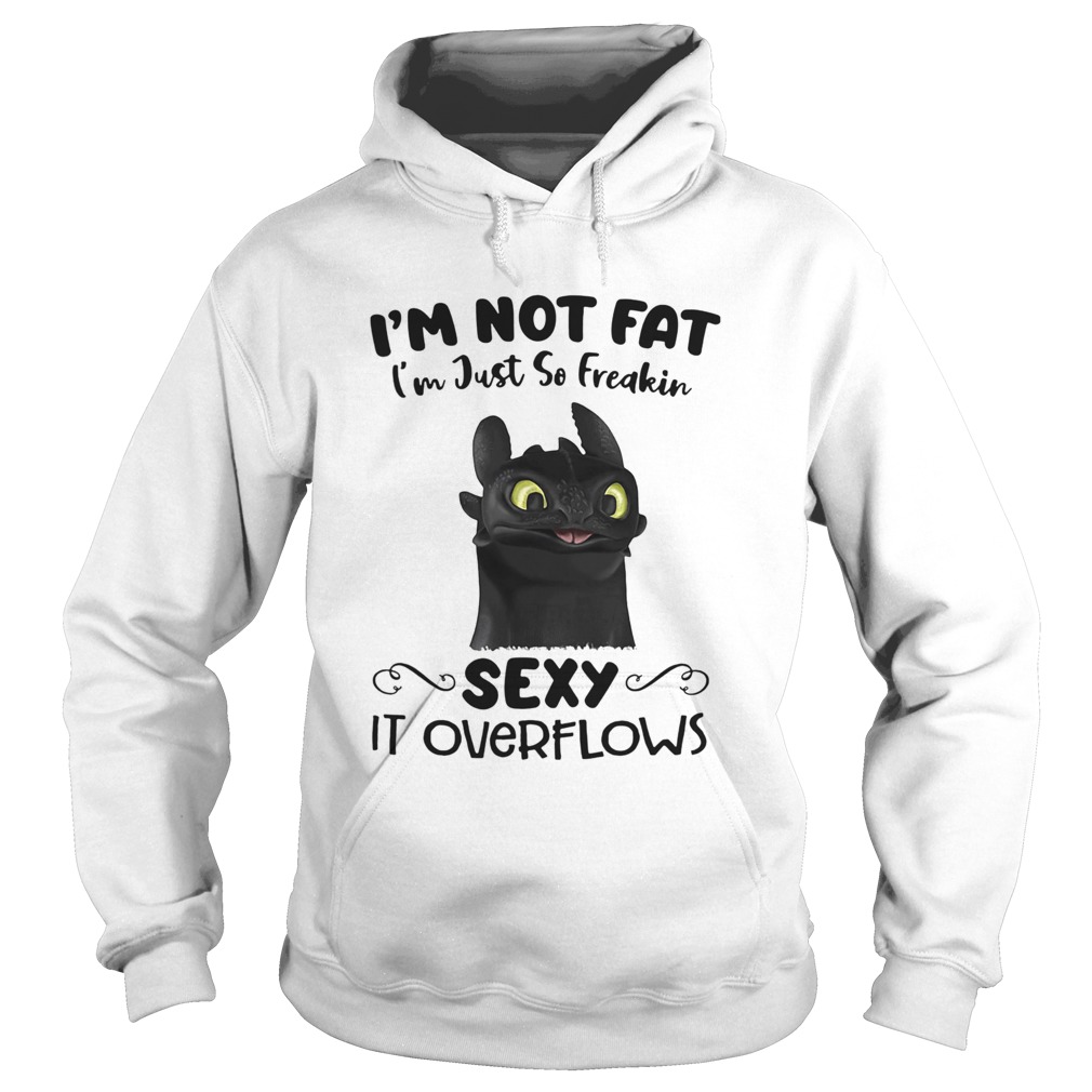 Im Not Fat Im Just So Freakin Sexy It Overflows Toothless Dragon Hoodie