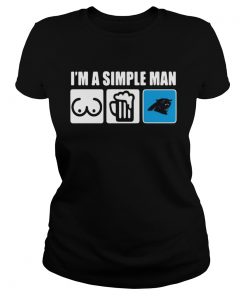 Im a simple man like lady beer and panther  Classic Ladies