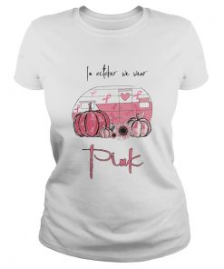 In October We Wear Pink Van Pumpkin Sunflower  Classic Ladies