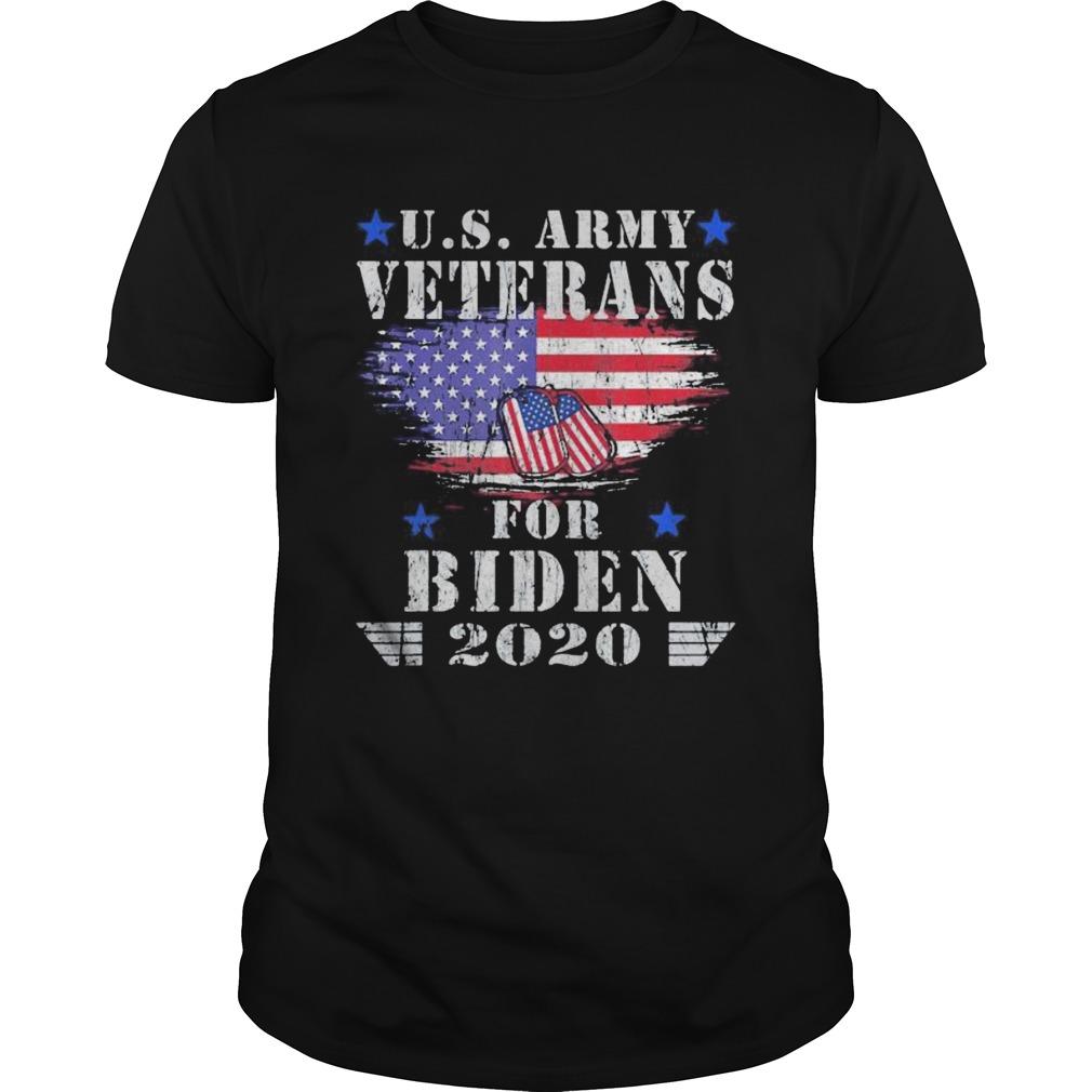 Independence day US army veterans for biden 2020 shirt
