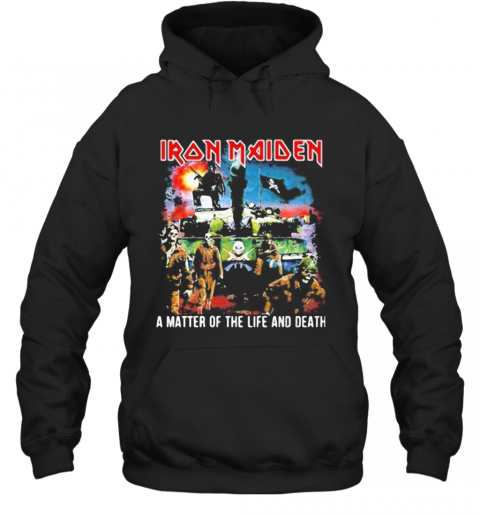 Iron Maiden Band Skeleton A Matter Of The Life And Death T-Shirt Unisex Hoodie