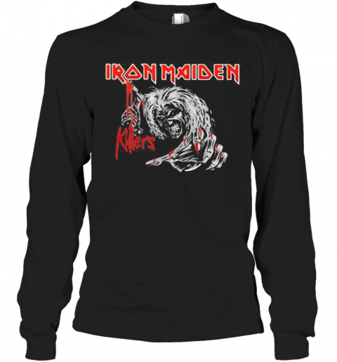 Iron Maiden Band Skeleton Killers T-Shirt Long Sleeved T-shirt 
