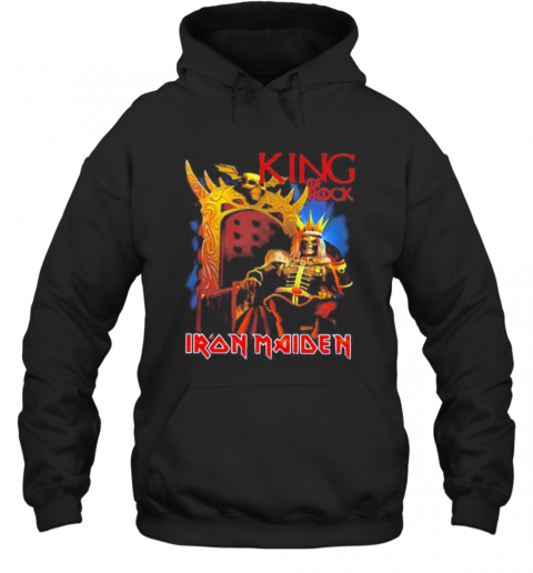 Iron Maiden Band Skeleton King Of Rock T-Shirt Unisex Hoodie