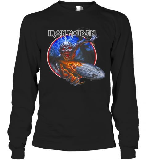 Iron Maiden Band Skeleton Ridi T-Shirt Long Sleeved T-shirt 