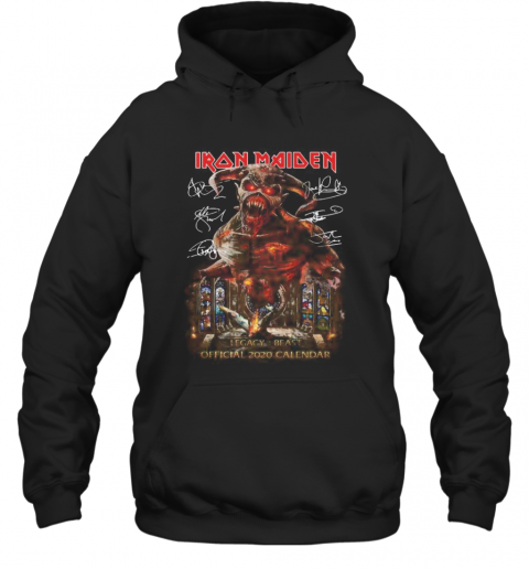 Iron Maiden Legacy Beast Official 2020 Calendar Signature T-Shirt Unisex Hoodie