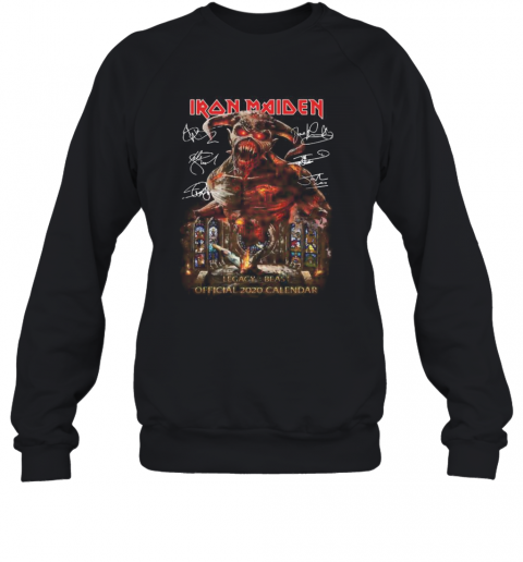 Iron Maiden Legacy Beast Official 2020 Calendar Signature T-Shirt Unisex Sweatshirt