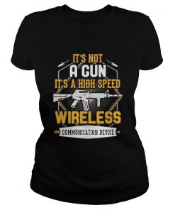 Its not a gun its a high speed wireless communication device black  Classic Ladies