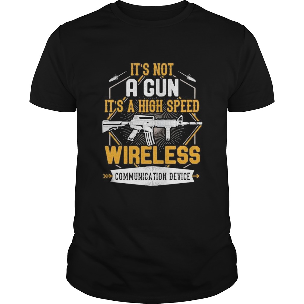 Its not a gun its a high speed wireless communication device black Unisex