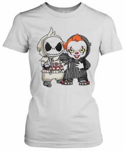 Jack Skellington And Pennywise T-Shirt Classic Women's T-shirt