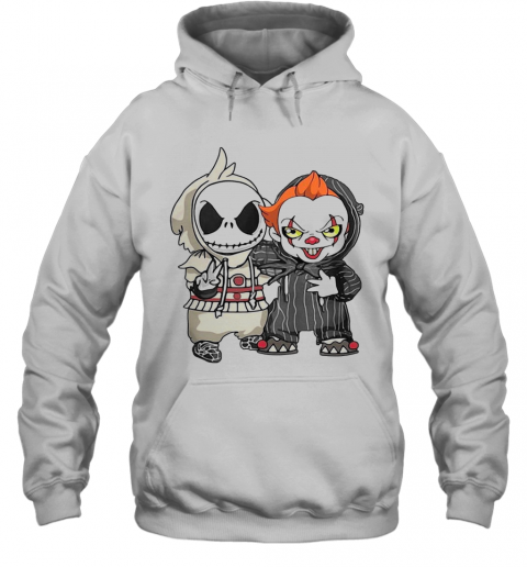 Jack Skellington And Pennywise T-Shirt Unisex Hoodie