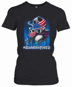 Jack Skellington And Zero Masked #Quarantined T-Shirt Classic Women's T-shirt