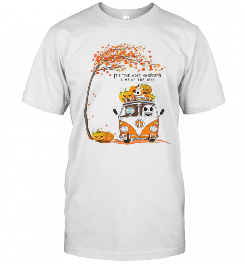 Jack Skellington Sally And Zero It'S The Most Wonderful Time Of The Year T-Shirt