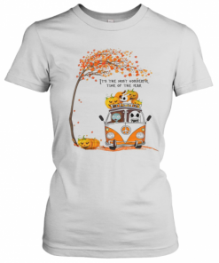 Jack Skellington Sally And Zero It'S The Most Wonderful Time Of The Year T-Shirt Classic Women's T-shirt