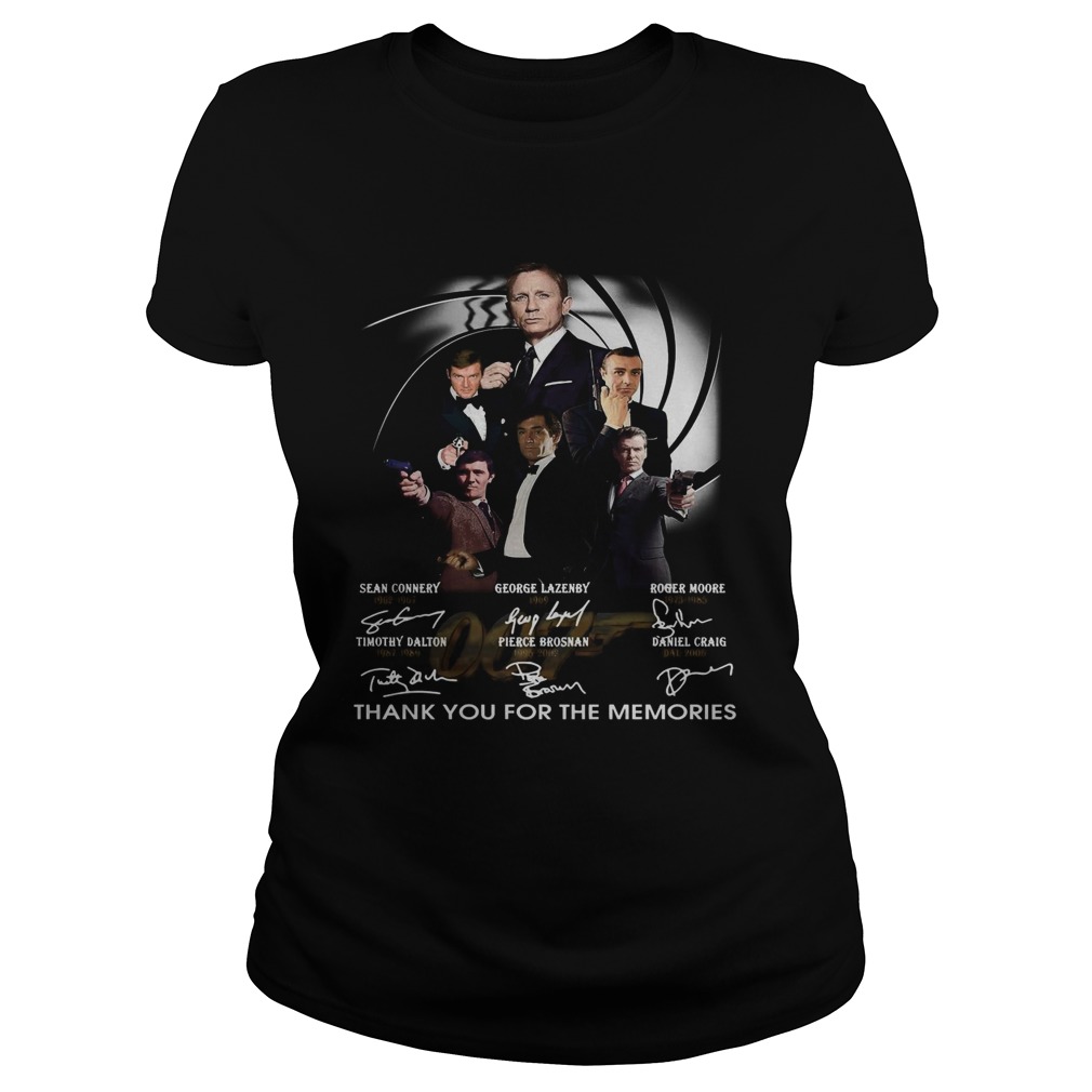 James Bond 007 Character Signatures Thank You For The Memories Classic Ladies