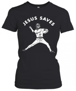 Jesus Saves Baseball T-Shirt Classic Women's T-shirt