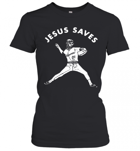 Jesus Saves Baseball T-Shirt Classic Women's T-shirt