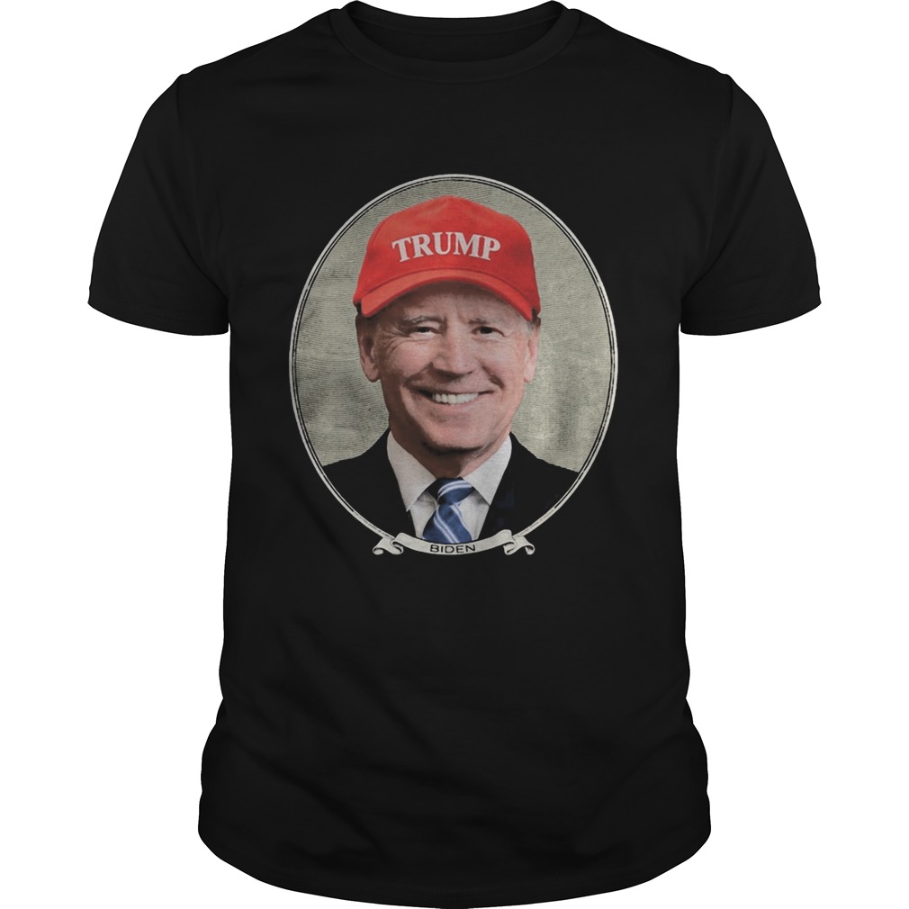 Joe Biden Wearing Hat Trump shirt