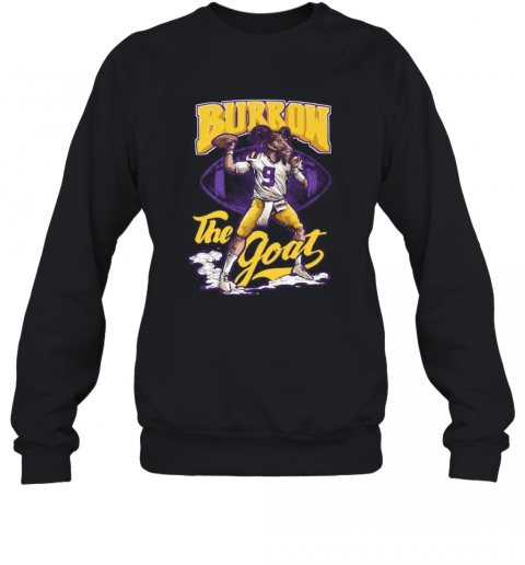Joe Burrow Lsu Tigers Football The Goat T-Shirt Unisex Sweatshirt